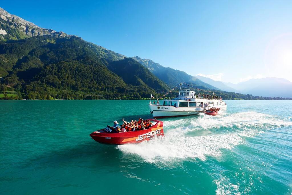 Chalet Mignon - Your Vacation Oasis At Lake Brienz Bönigen Екстериор снимка